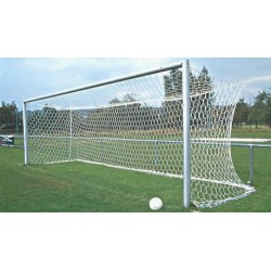 Plasa pentru poarta de fotbal alb 7.5m x 2.5m - fir 3,5mm -1023-02