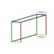 Plasa pentru poarta de fotbal alb 7.5m x 2.5m - fir 4mm -1083-060 Plasa pentru poarta de fotbal alb 7.5m x 2.5m - fir 4mm -1083-060