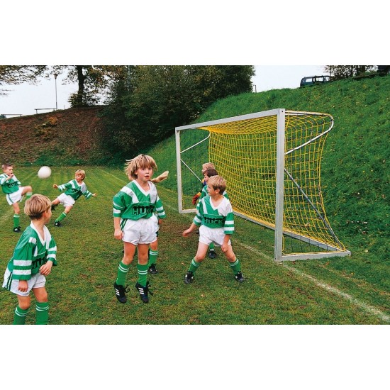 Plasa pentru poarta de fotbal alb 5.15m x 2.05m - fir 4mm -151-02