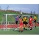 Plasa pentru poarta de fotbal albastru cu alb 5.15m x 2.05m - fir 4mm -1515-42
