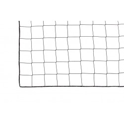 Fileu volei negru 9,5m x 1m cu cablu metalic 11,7m - fir 2mm - 501