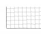 Fileu volei negru 9,5m x 1m cu cablu metalic 11,7m - fir 2mm - 501