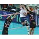 Fileu volei negru 9,5m x 1m cu cablu metalic 11,7m - fir 3mm - 5033